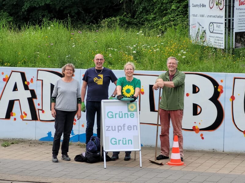 Gruene nach der Aktion